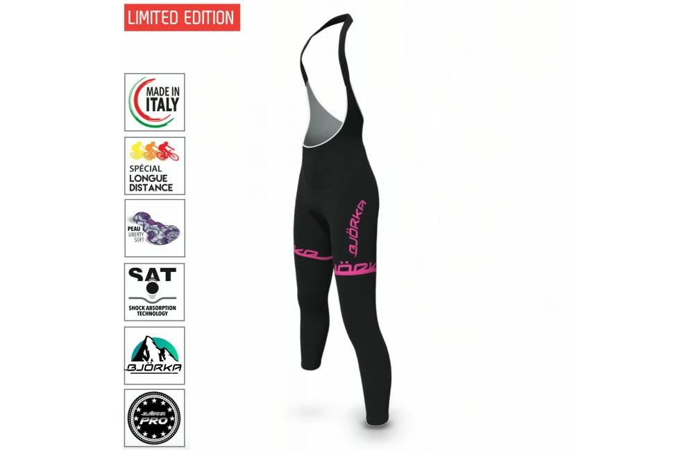 BJORKA Collant à Bretelles Femme Hiver Premium Noir / Rose 2022 3 BJORKA Collant à Bretelles Femme Hiver Premium Noir / Rose 2022