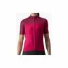 CASTELLI Maillot Vélo Manches Courtes Femme Velocissima - Rouge Bordeau 2023 -Tous les vélos Soldes Boutique castelli maillot velo manches courtes femme velocissima rouge bordeau 2023