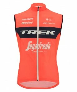 Santini Gilet Coupe-vent TREK SEGAFREDO Rose 2022