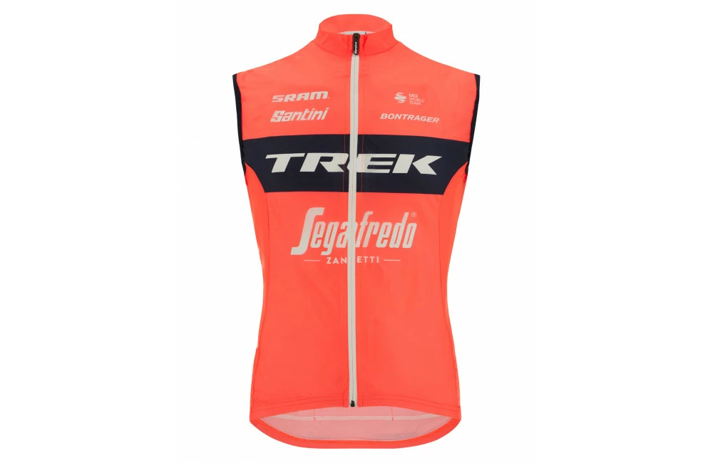 Santini Gilet Coupe-vent TREK SEGAFREDO Rose 2022 3 Santini Gilet Coupe-vent TREK SEGAFREDO Rose 2022