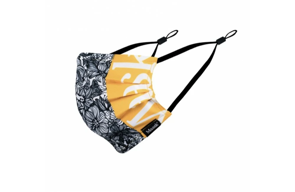 MAASK Masque Hygiénique Réutilisable Adulte Botany 3 MAASK Masque Hygiénique Réutilisable Adulte Botany