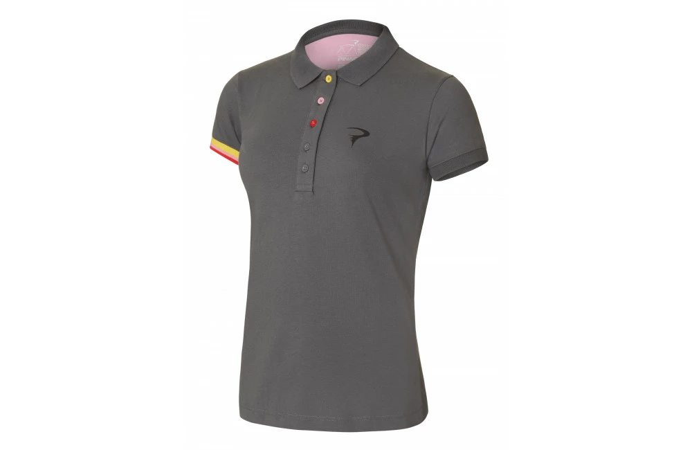 Polo Femme PINARELLO Lifestyle GTW Gris 2021 3 Polo Femme PINARELLO Lifestyle GTW Gris 2021