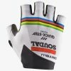 Castelli SOUDAL QUICK-STEP Gants Vélo COMPETIZIONE 2 Champion Du Monde 2023 -Tous les vélos Soldes Boutique soudal quick step gants velo competizione 2 champion du monde 2023