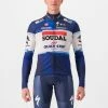 Castelli SOUDAL QUICK-STEP Maillot Manches Longues Thermique Vélo Homme Dark Blue / White 2023 -Tous les vélos Soldes Boutique soudal quick step maillot manches longues thermique velo homme dark blue white 2023