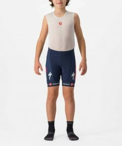 Castelli SOUDAL QUICK-STEP Short Vélo Enfant Kid Belgian Blue 2023