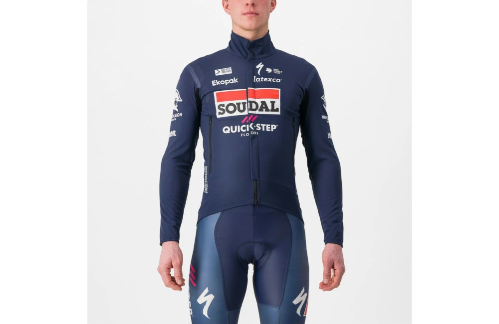 Castelli SOUDAL QUICK-STEP Veste Vélo Homme Perfetto RoS 2 Belgian Blue 2023 3 Castelli SOUDAL QUICK-STEP Veste Vélo Homme Perfetto RoS 2 Belgian Blue 2023